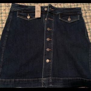 Loft denim skirt NWT size 8P
